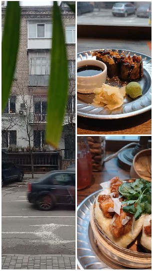 Street View and Food Dishes