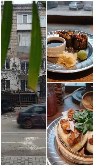 Street View and Food Dishes