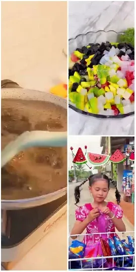 Cooking and Colorful Candies