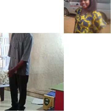 Smiling Person and Indoor Scene