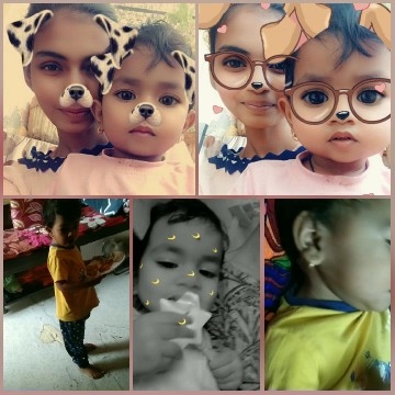 Child and Parent with Fun Filters