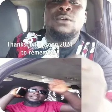 Man in Car Speaking and Singing