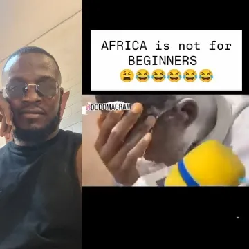 Sunglasses and Text About Africa
