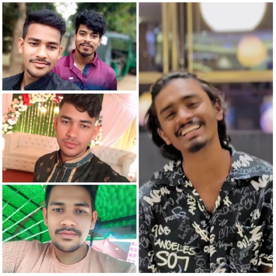 Smiling Young Men in Various Settings