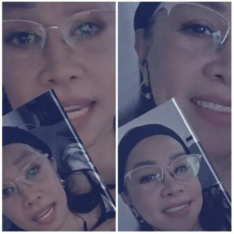 Person Holding Their Own Photo
