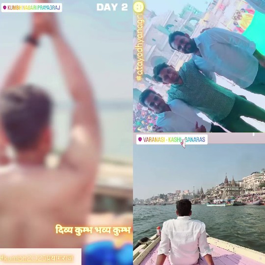 Prayer Gesture and City View