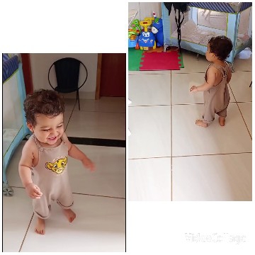Child Plays Among Colorful Toys
