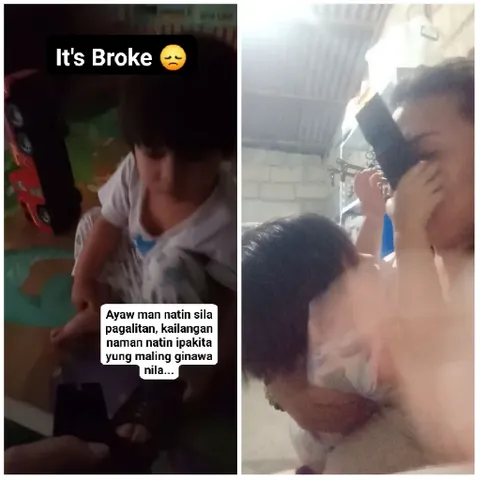 Child with Broken Item