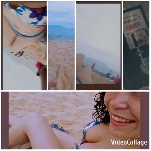 Beach Day with Smiling Friends