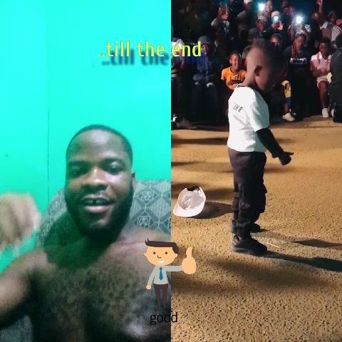 Thumbs-Up and Performing Child