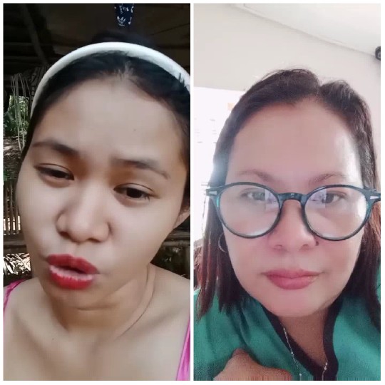 Split-Screen Of Two Women