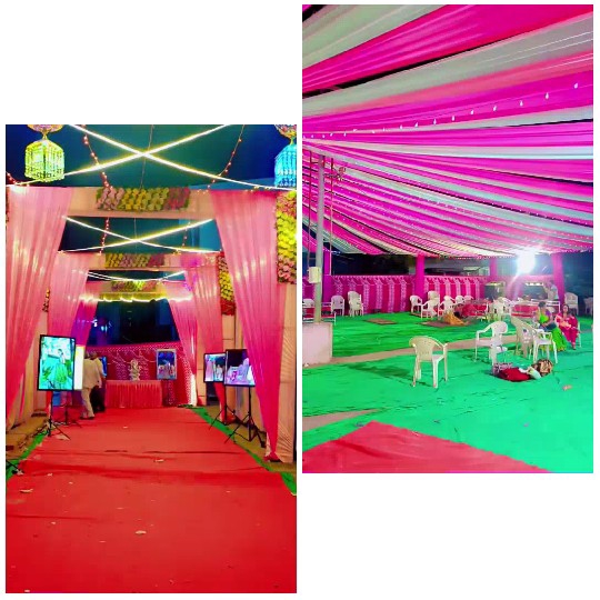 Decorated Event Space for Celebration