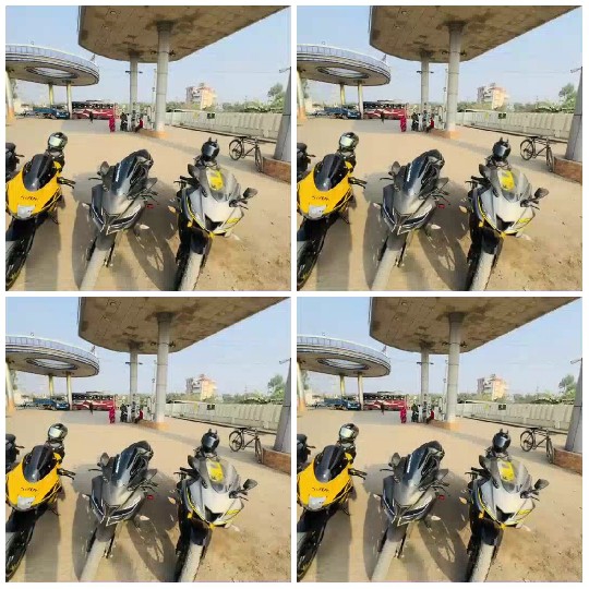 Motorcycles and Bicycle Under Structure