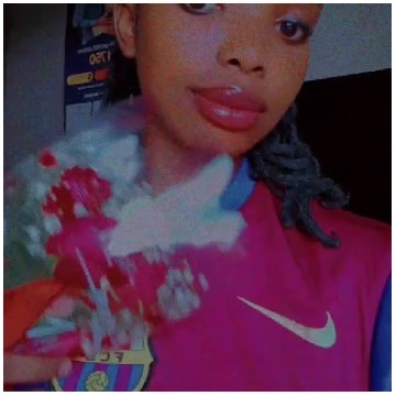 Holding a Bouquet in a Jersey
