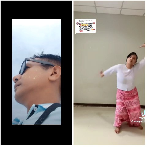 Looking Up and Dancing Indoors