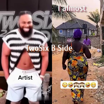 Artist Smiling and Colorful Walk