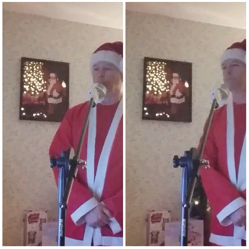 Santa Claus at a Festive Event