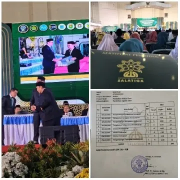 Award Presentation at Formal Event