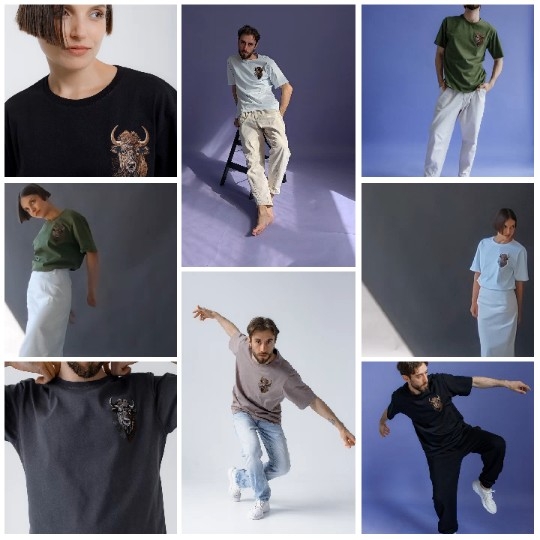 Models Showcasing Graphic T-Shirts