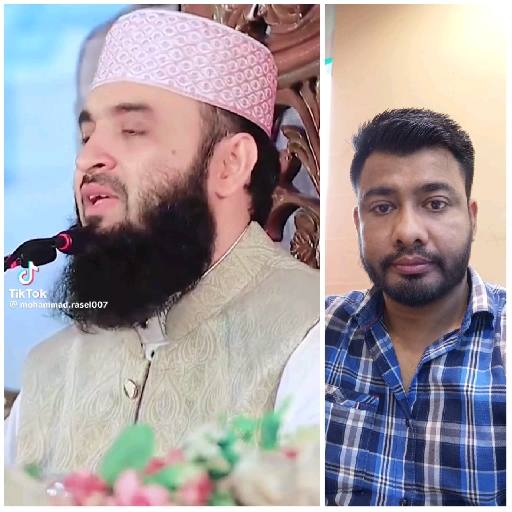 Two Men Speaking in Separate Frames