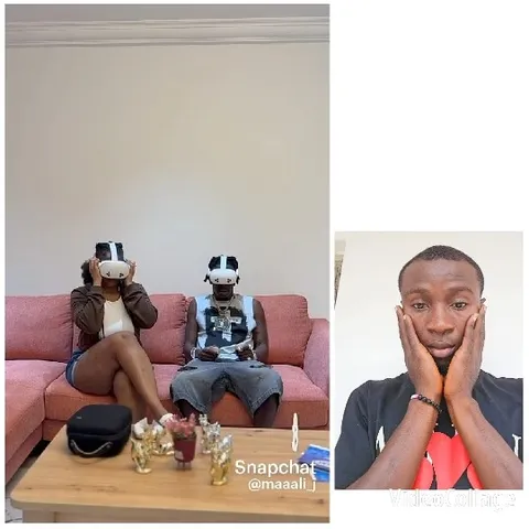 Virtual Reality Experience on Sofa