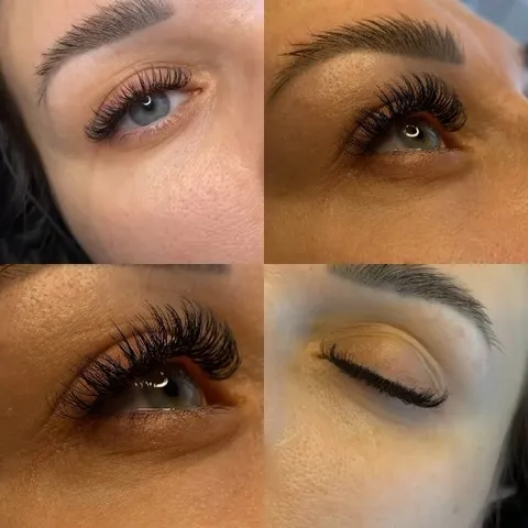 Close-Up Views of Eyelashes