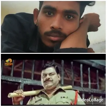 Person Resting Head and Police Officer