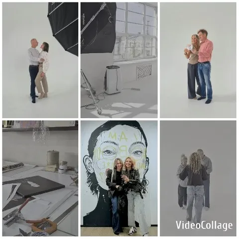 Couples Posing in Photography Studio