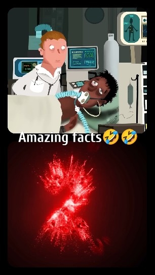 Cartoon Medical Scene and Abstract
