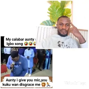 Selfie and Aunty Singing Igbo