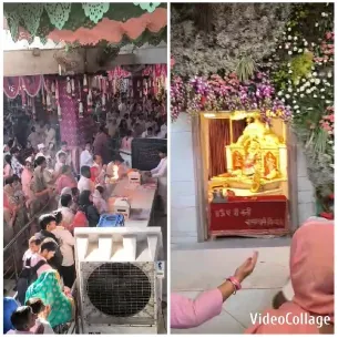 Festive Gathering Around a Shrine