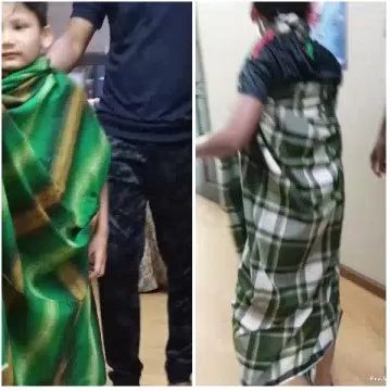 Children Playing Dress Up Indoors