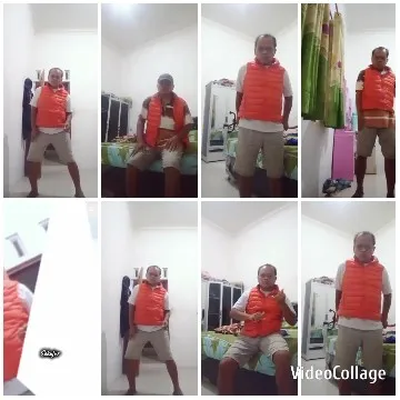 Man Posing in Bedroom with Clothing