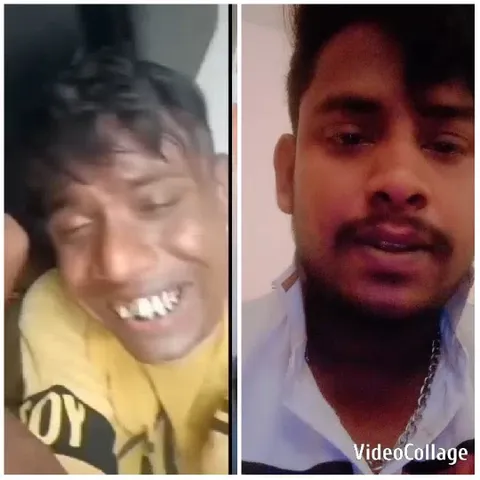 Smiling Person with Another on Right