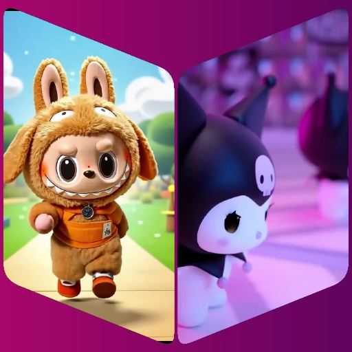 Cartoon Characters in Different Settings