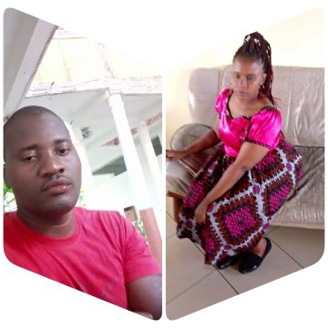 Man and Woman Posing Outdoors