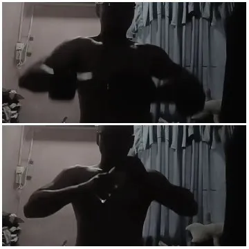 Silhouetted Movement in Indoors