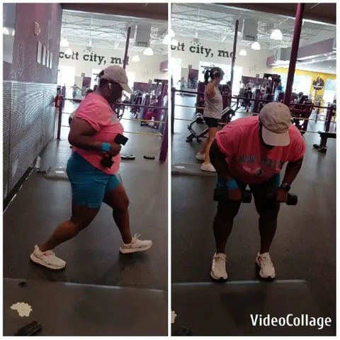 Person Exercising in Gym