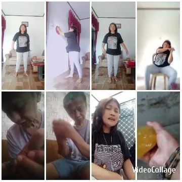 Woman Dancing and Interacting