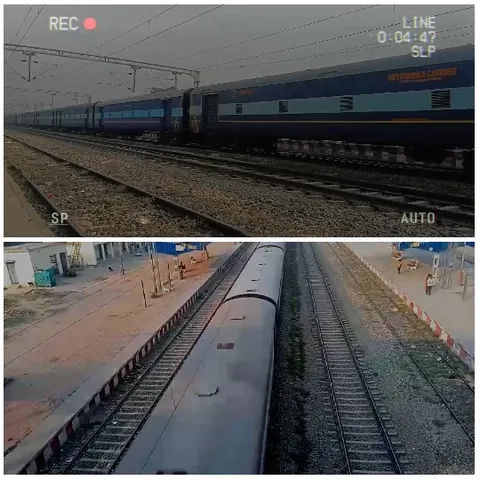 Train and Railway Track Perspectives