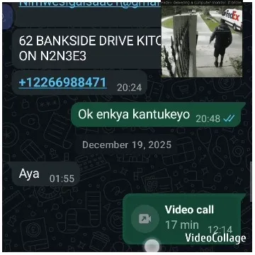 Chat Screenshot with Delivery Footage