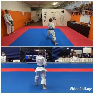 Practice and Competition Karate Scenes