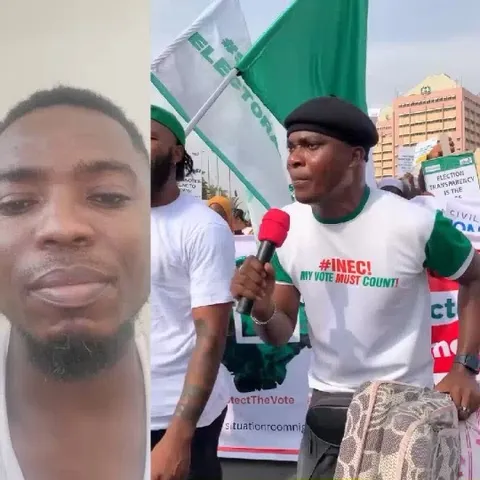 Protest Gathering with Speaker