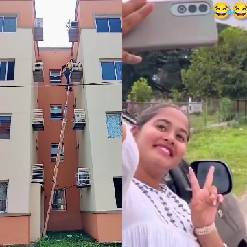 Climbing a Ladder, Taking a Selfie