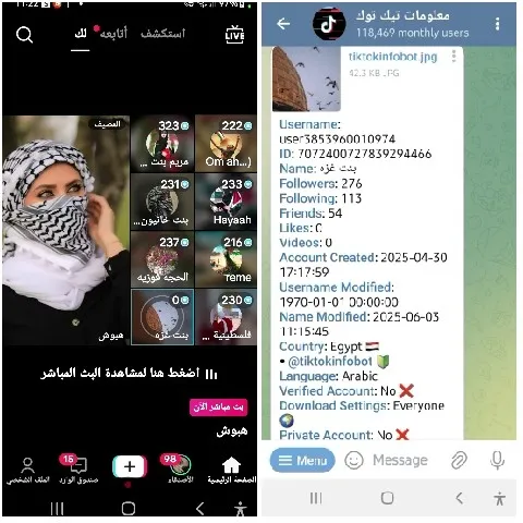 Social Media Interface in Arabic