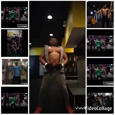 Man's Fitness Journey in the Gym