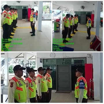 Security Personnel in Formation