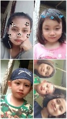 Young Children Smiling and Playing