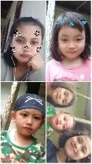 Young Children Smiling and Playing