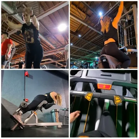 People Exercising in a Gym